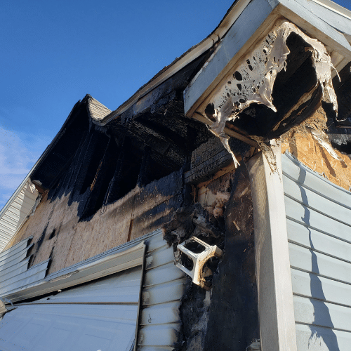 Pro Tier Industries Fire Damage in Little Elm TX